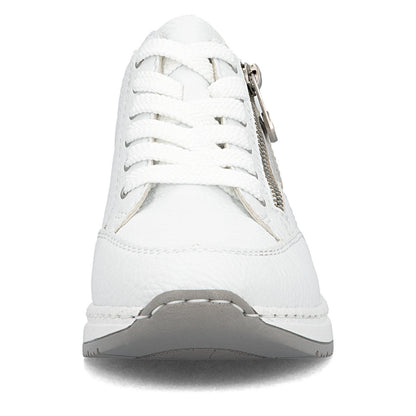 Rieker Ladies Wedge Heel Lace Up Sneaker