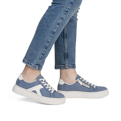 Rieker Ladies Retro Lace Up Sneaker