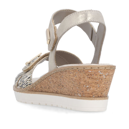 Remonte Ladies Adjustable Strap Wedge Sandal