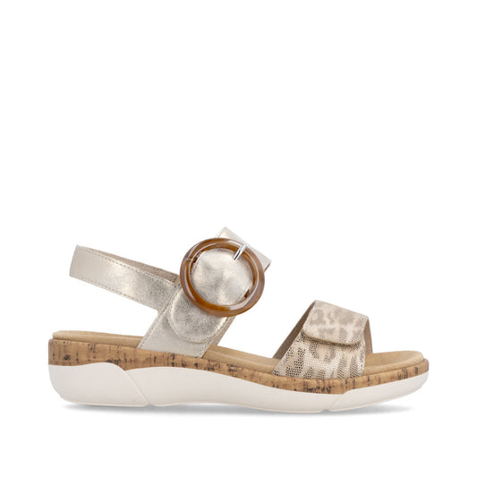 Remonte Ladies Velcro Strap Flat Sandal