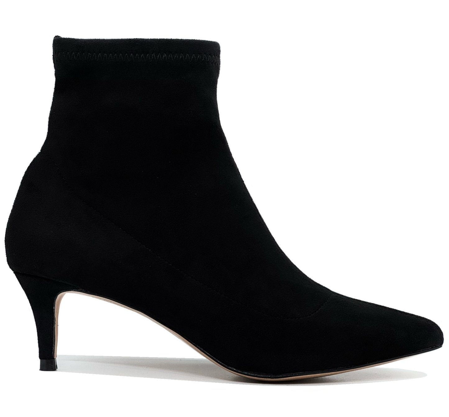 Ravel Madruga Ladies Kitten Heel Micro Fiber Ankle Boot