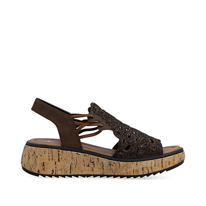 Rieker Lisa V1765-24 Brown Sandal