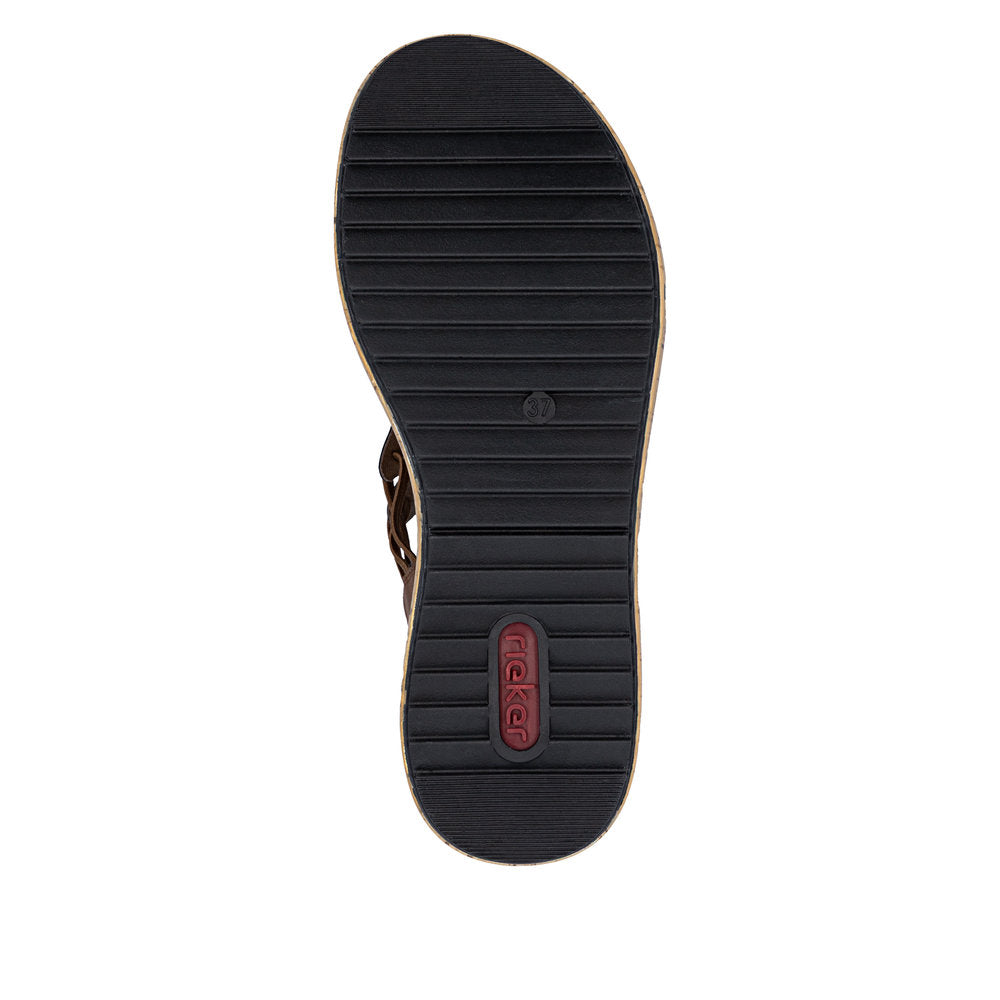 Rieker Lisa V1765-24 Brown Sandal