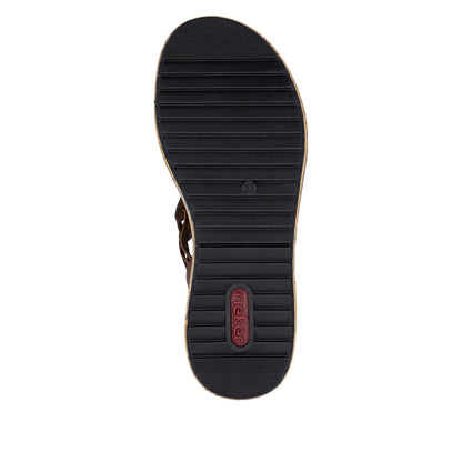 Rieker Lisa V1765-24 Brown Sandal