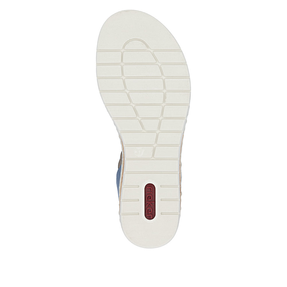 Rieker Lisa V4150-14 Blue Sandal