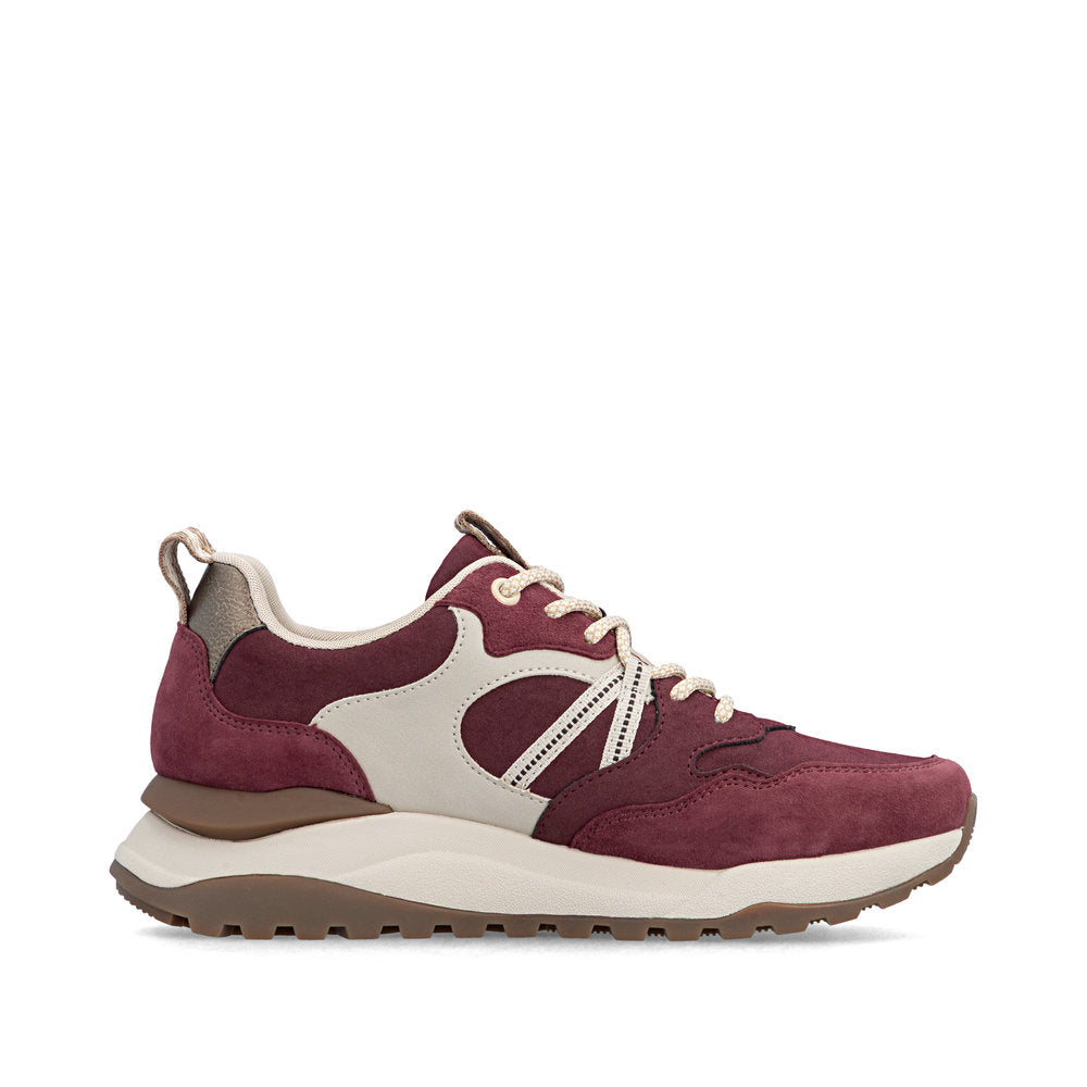 Rieker Akilah W2501-35 Bordeaux Sneaker