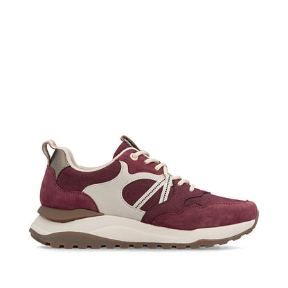 Rieker Akilah W2501-35 Bordeaux Sneaker