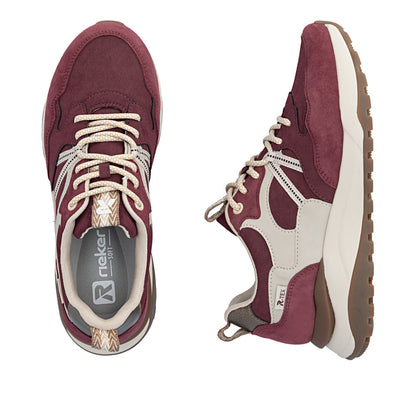 Rieker Akilah W2501-35 Bordeaux Sneaker