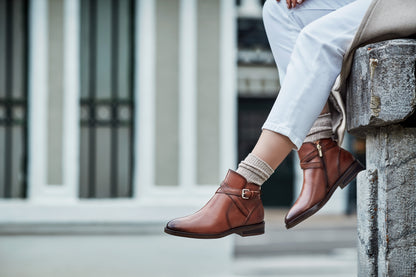 Pikolinos Puertollano Ladies Buckle Strap Trim Ankle Boot