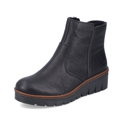 Rieker Prisca X9165-00 Black Boot