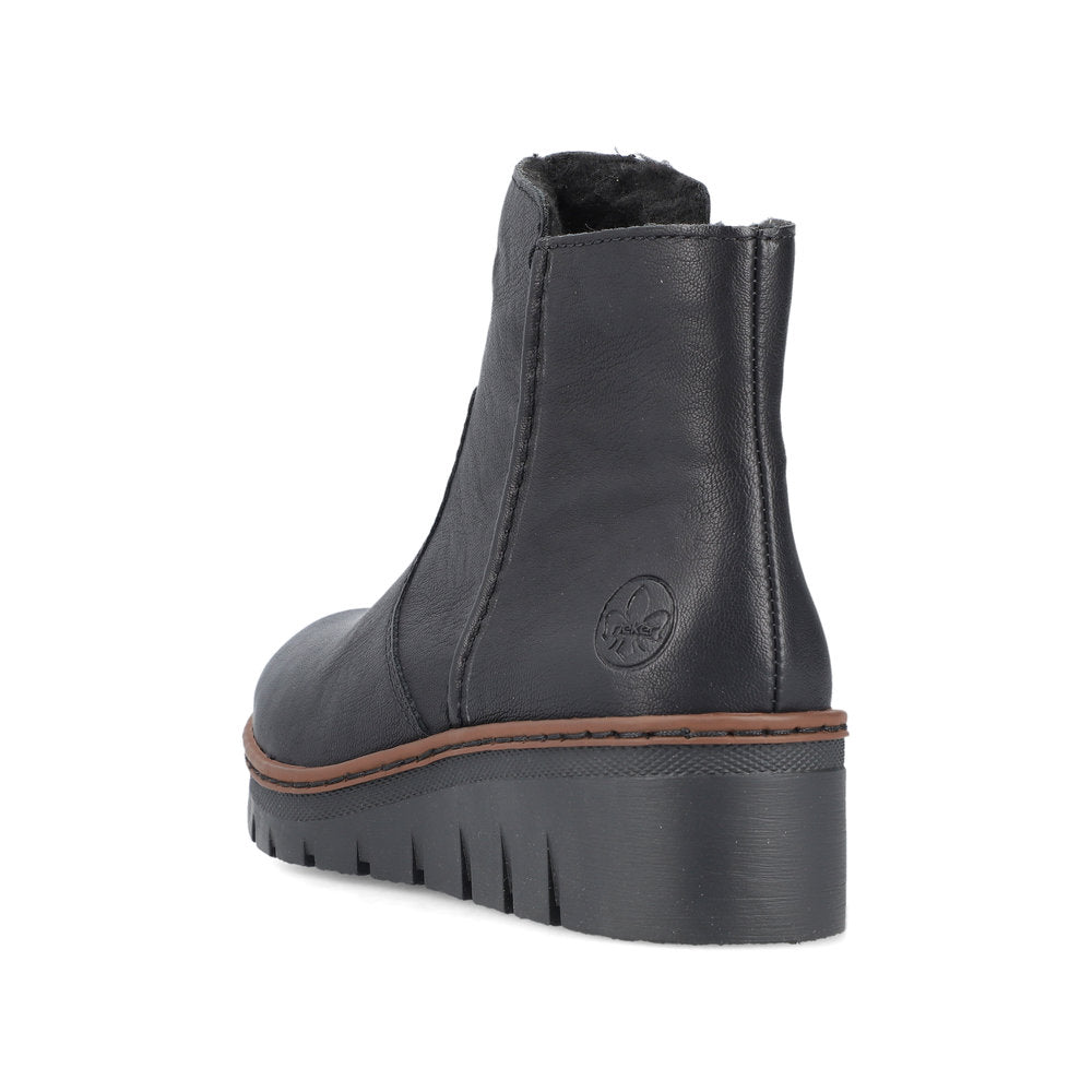 Rieker Prisca X9165-00 Black Boot