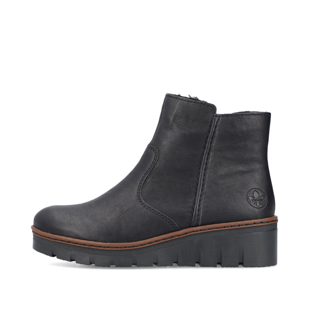 Rieker Prisca X9165-00 Black Boot