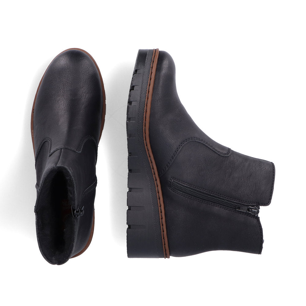 Rieker Prisca X9165-00 Black Boot