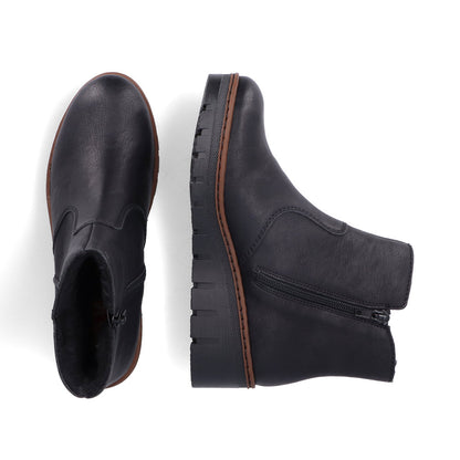 Rieker Prisca X9165-00 Black Boot