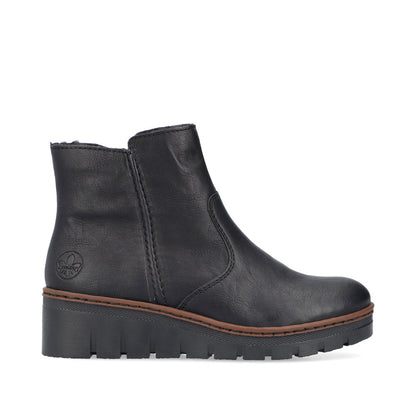 Rieker Prisca X9165-00 Black Boot