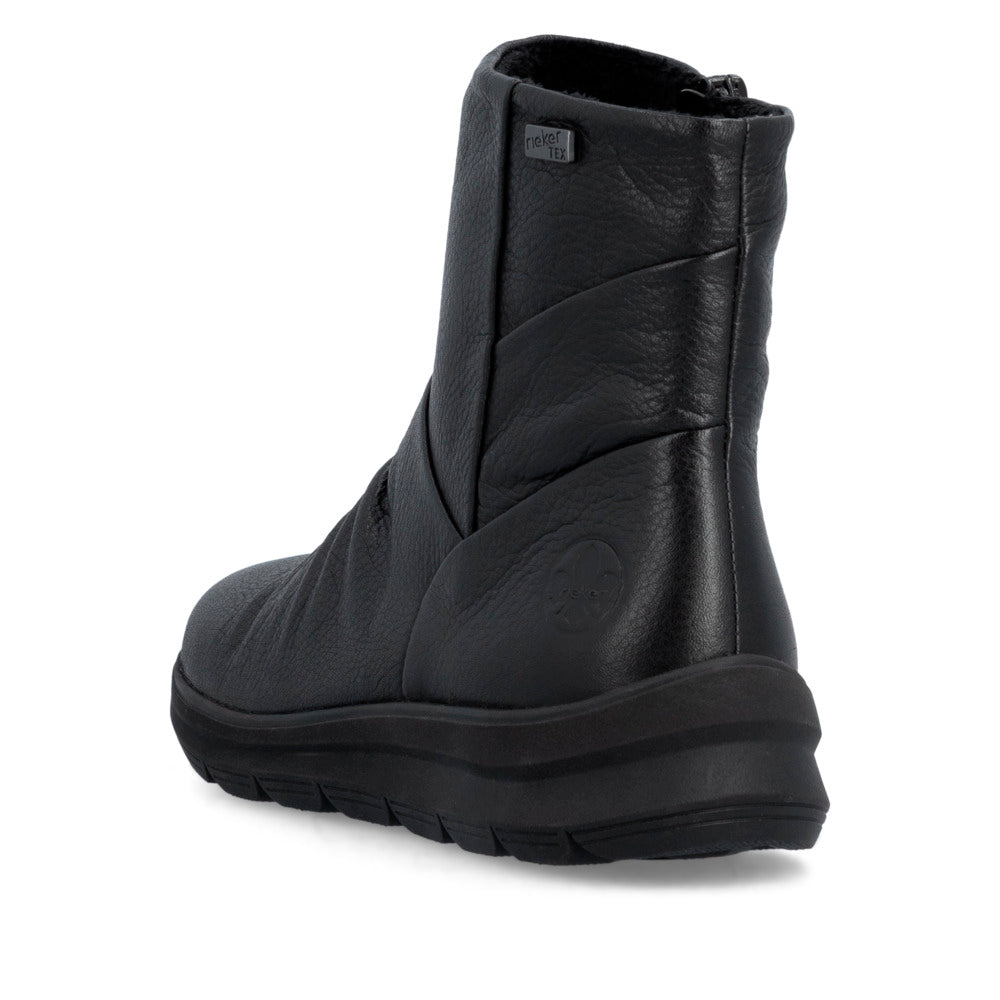 Rieker Berta Z0066-00 Black Boot