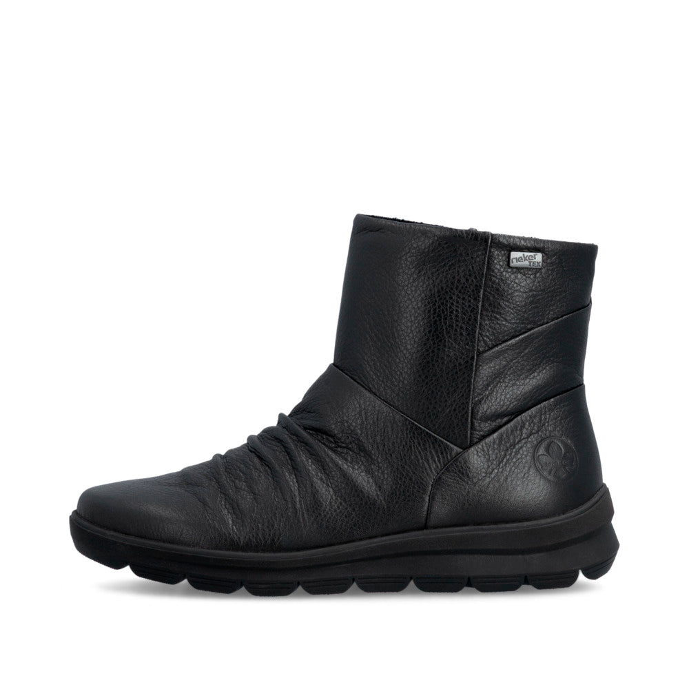 Rieker Berta Z0066-00 Black Boot