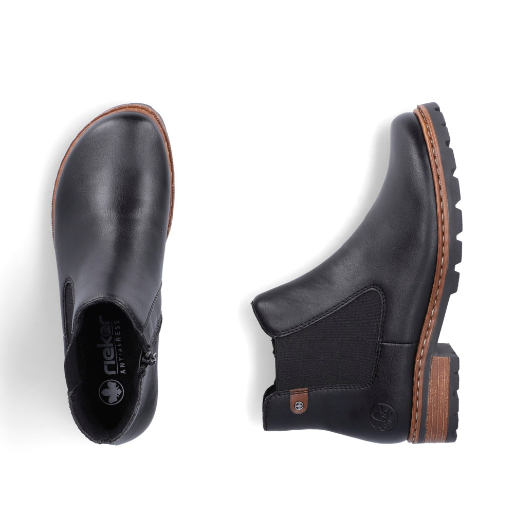 Rieker Britta Z9354-00 Black Boot