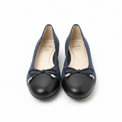 Ara Bari Bow Trim Low Heel Pump