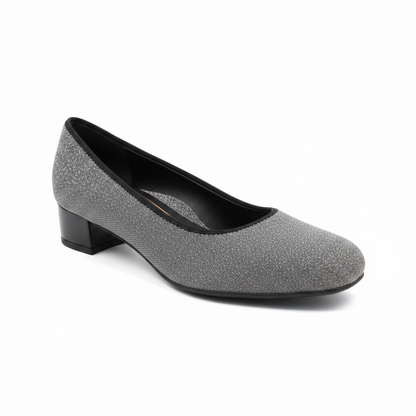 Ara Graz Metallic Twinkle  Low Heel Court Shoe