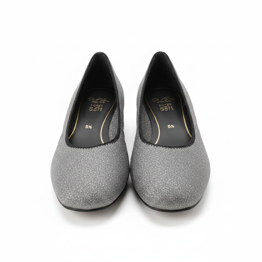 Ara Graz Metallic Twinkle  Low Heel Court Shoe