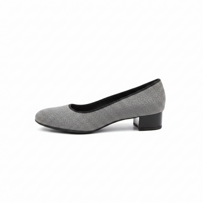 Ara Graz Metallic Twinkle  Low Heel Court Shoe