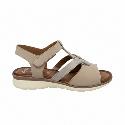 Ara Kreta Disc Trim Elastic And Adjustable Strap Sandal