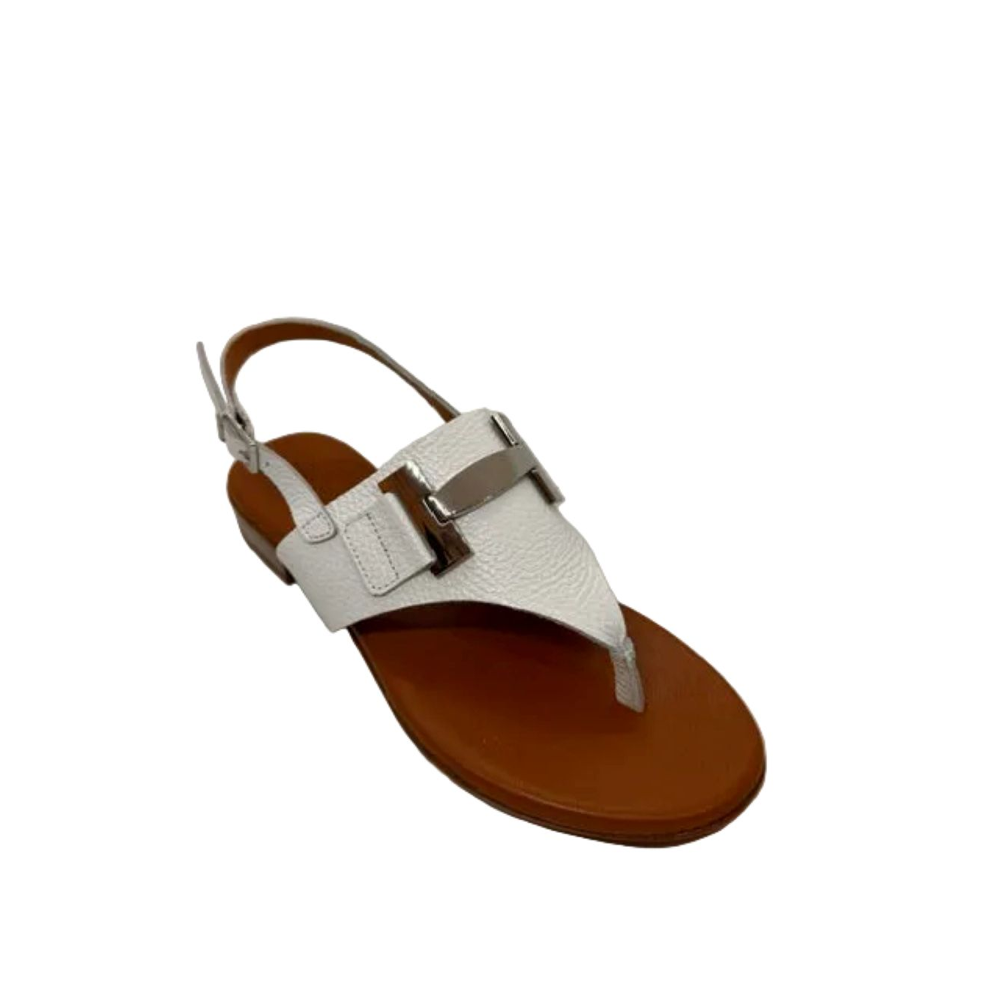Oh! My Sandals Ladies H Trim Toe Post Sandal