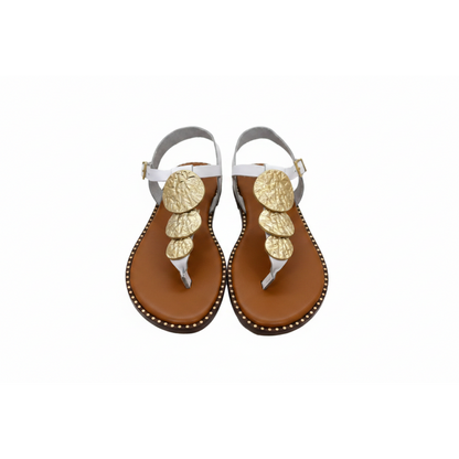 Oh! My Sandals Gold Disc Centurion Sandal