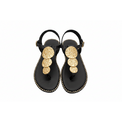 Oh! My Sandals Gold Disc Centurion Sandal