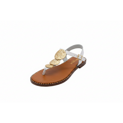 Oh! My Sandals Gold Disc Centurion Sandal