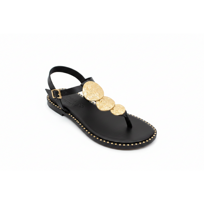 Oh! My Sandals Gold Disc Centurion Sandal