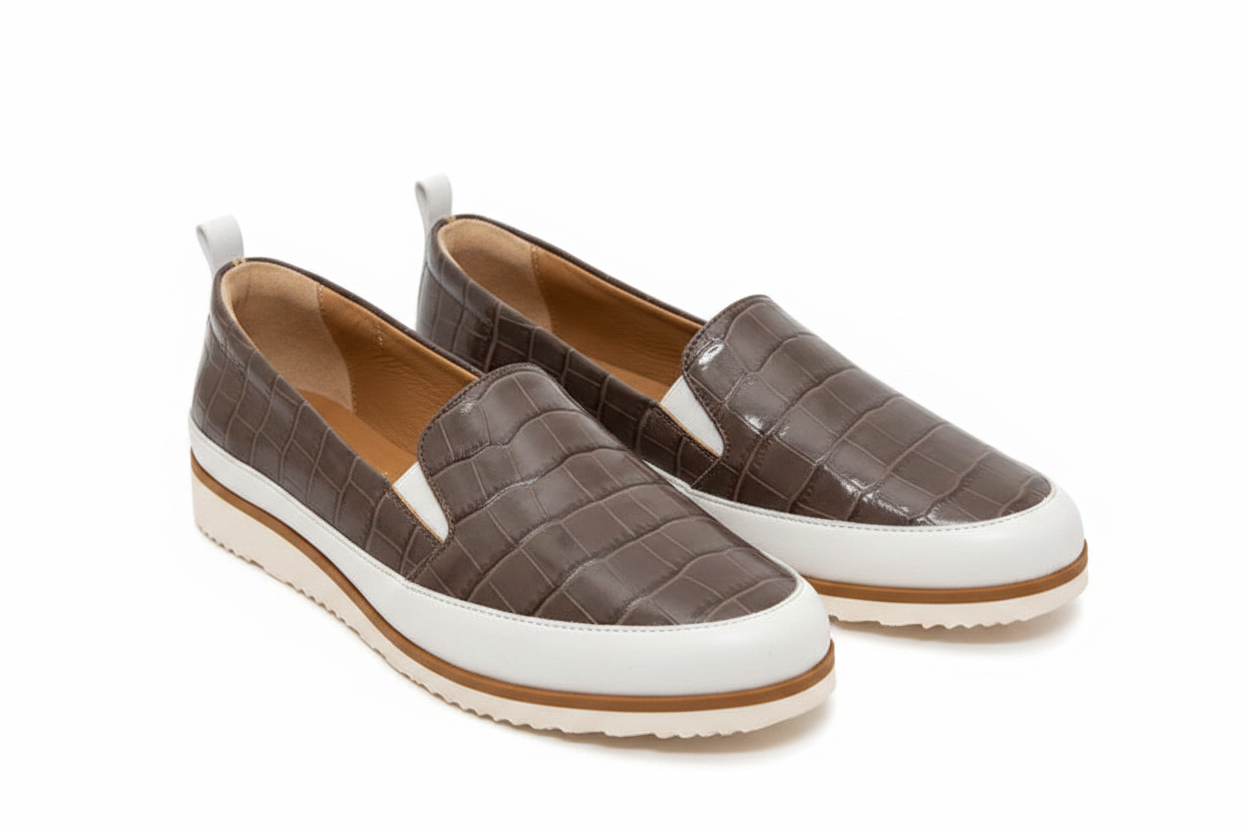 HB Ladies Soft Elastic Back Moccasin - background removed 1