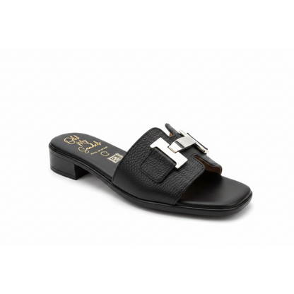 Oh! My Sandals Ladies H Trim Leather Slider