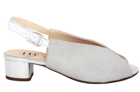 Low Heel Slingback Peep Toe Sandal