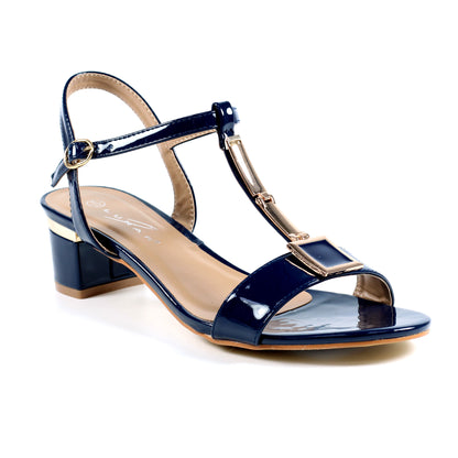 Lunar Ladies Blaze Patent Low Heel Sandal