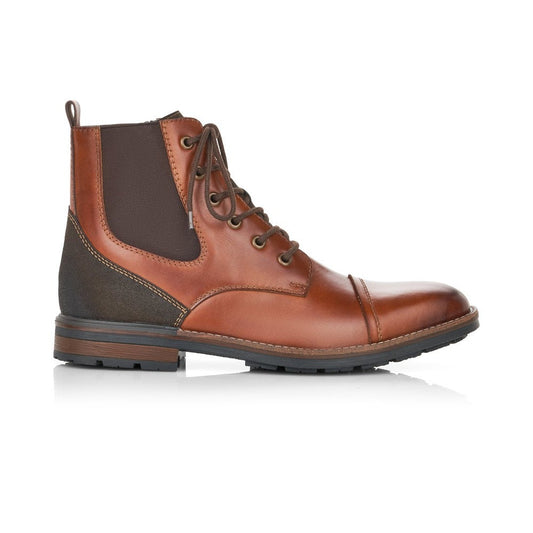 Rieker Mens Lace Up Ankle Boot