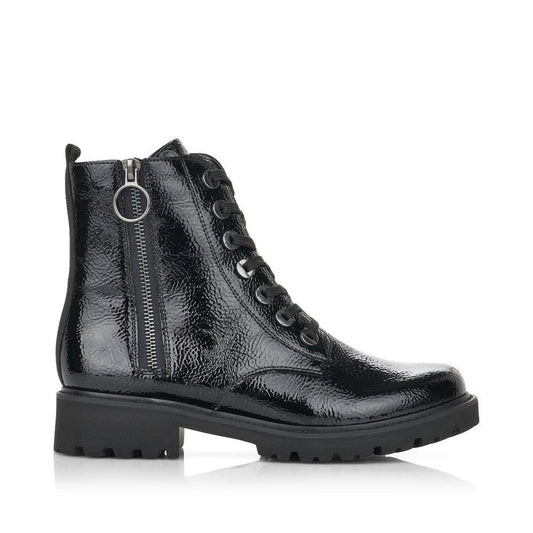 Remonte Ladies Chunky Soled Lace Up Ankle Boot