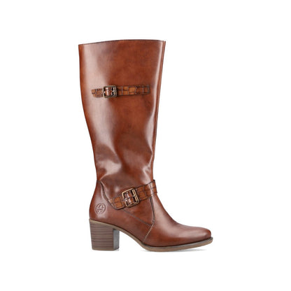 Rieker Ladies Full Length Block Heel Boot