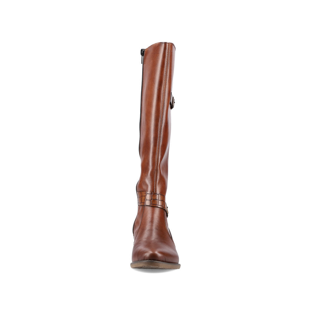Rieker Ladies Full Length Block Heel Boot