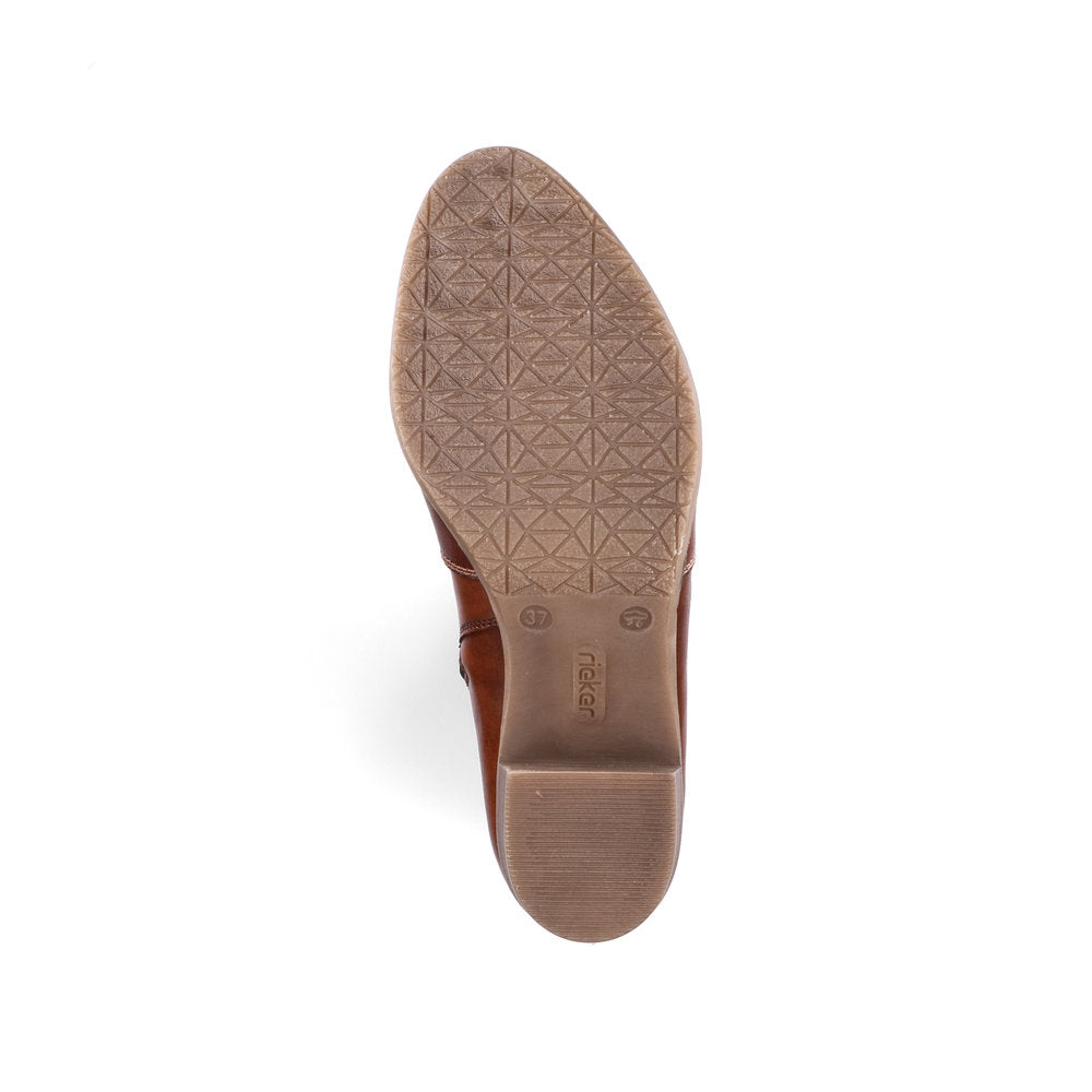 Rieker Ladies Full Length Block Heel Boot