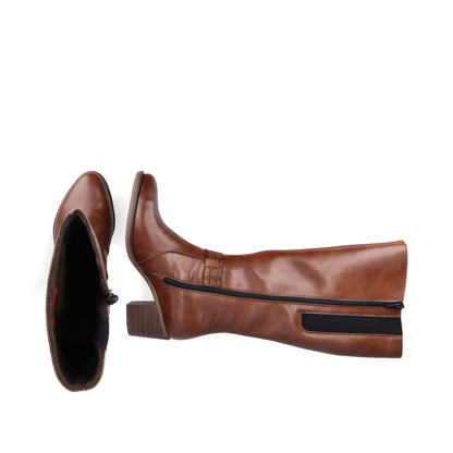 Rieker Ladies Full Length Block Heel Boot