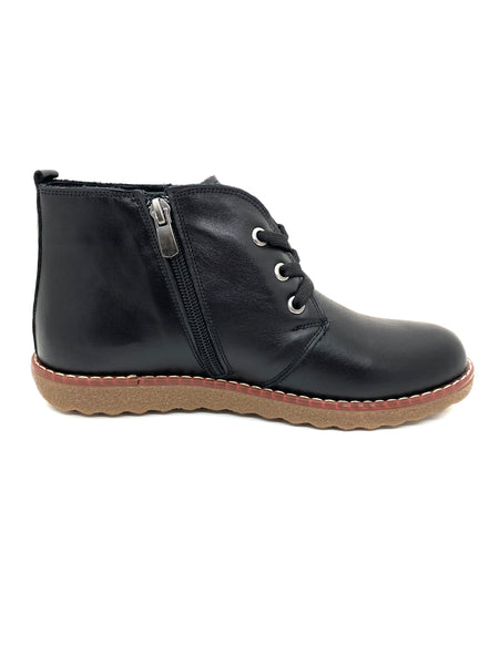 Lunar Ladies Claire Lace Up Leather Boot