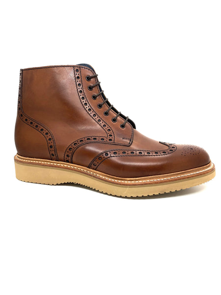 Barker Men's Terry Brogue Lace Up Boot