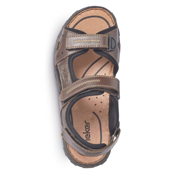 Rieker Men's Velcro Walking Sandal