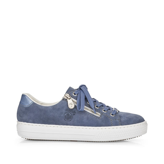 Rieker Ladies Zip Lace Up Sneaker