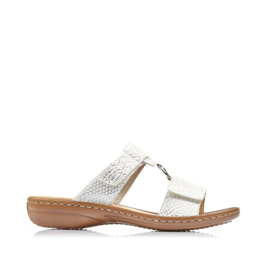 Rieker Ladies Velcro Backless Sandal