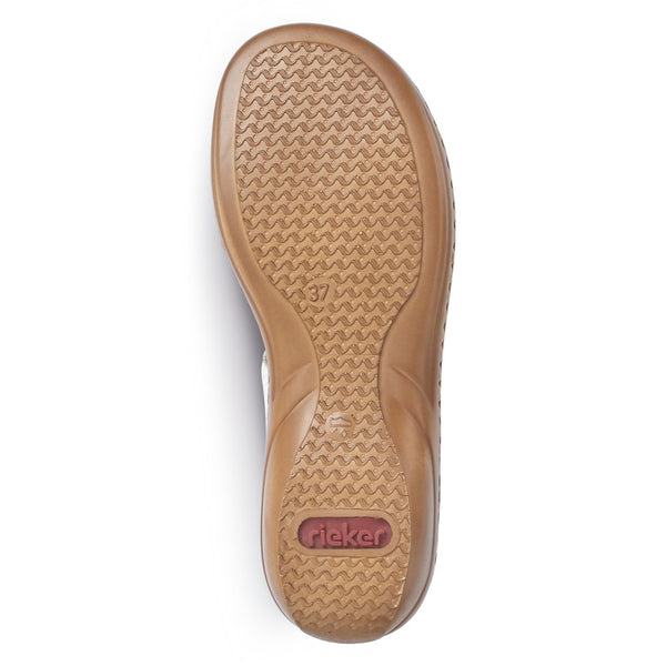 Rieker Ladies Velcro Backless Sandal