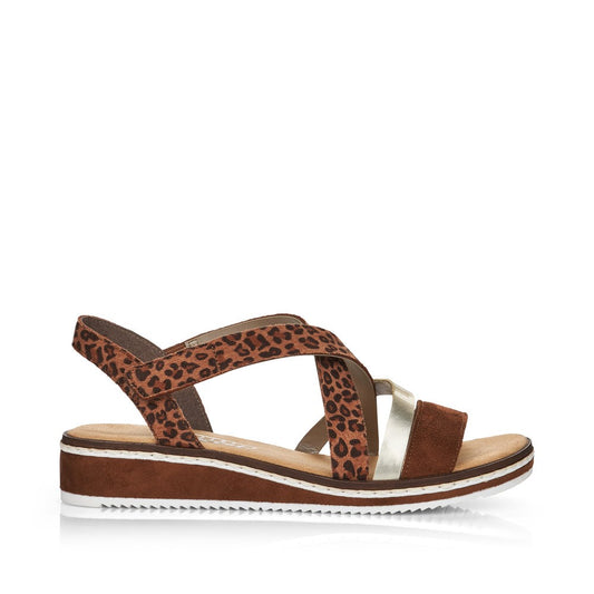 Rieker Ladies Cross Strap Sandal