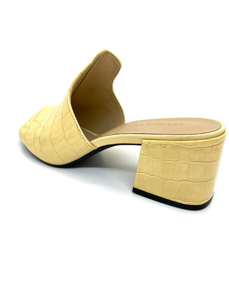 Maria Lya Ladies Block heel Backless Sandal